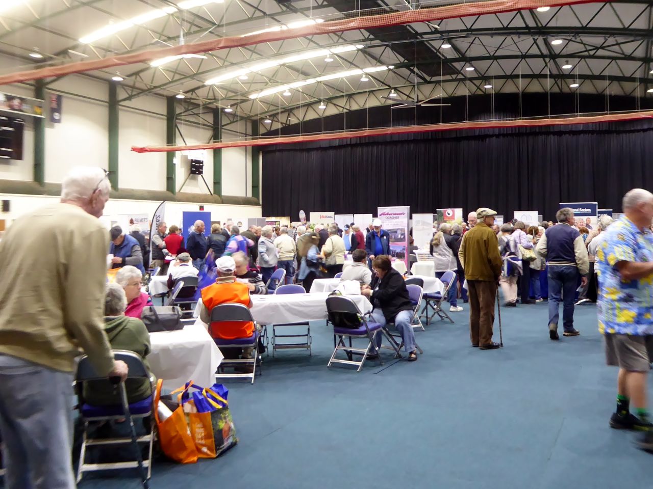 2,000 visitors viewed the 108 stalls at the Seniors Expo on August 22, 2019 in the Clive Berghofer Recreation Centre, Toowoomba.